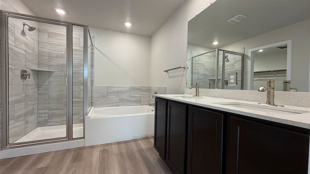 Furnished interior view inside a new home in The Lakes Northwest, Robstown (Image 3).