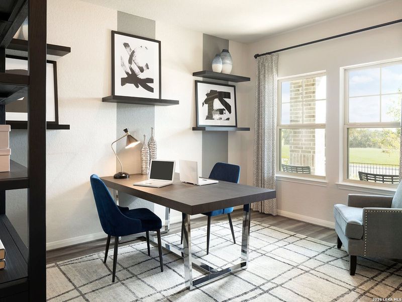 Furnished interior view inside a new home in Arcadia Ridge - Premier Series, San Antonio (Image 9).