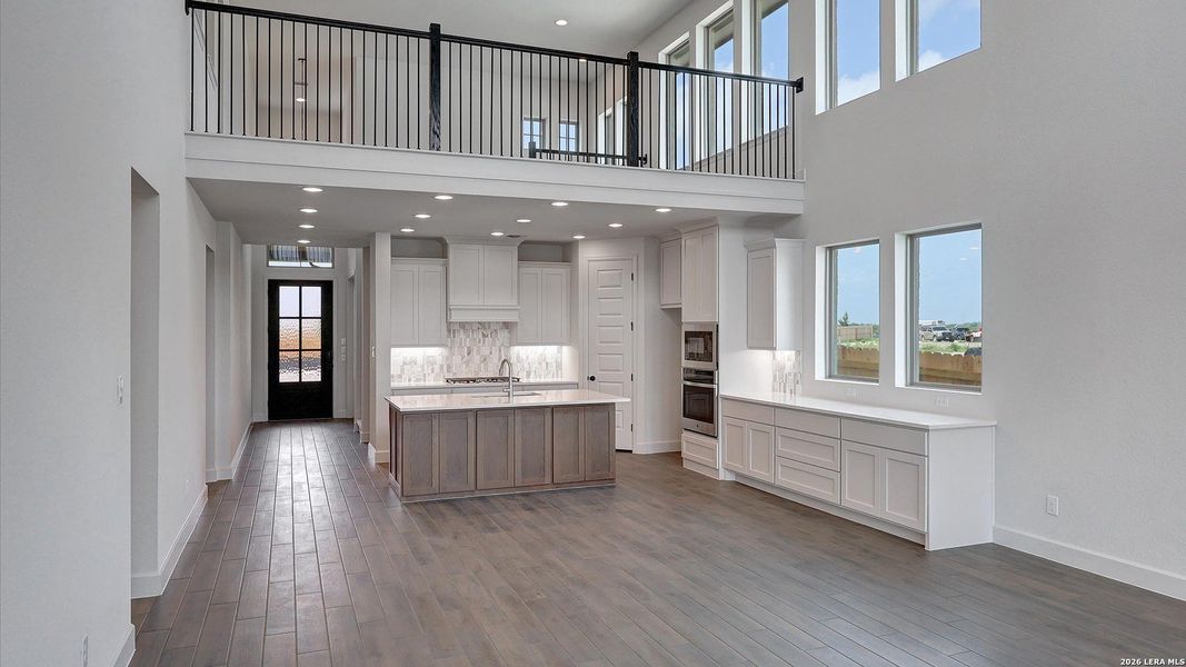 Furnished interior view inside a new home in Briggs Ranch, San Antonio (Image 13).