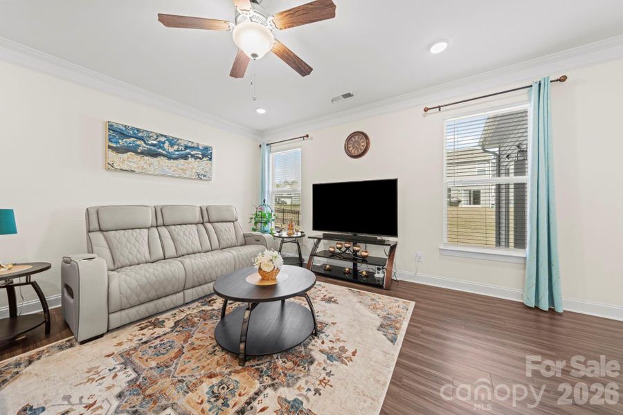 Furnished interior view inside a new home in , Charlotte (Image 19). Furnished interior view inside a new home in , Charlotte (Image 19).