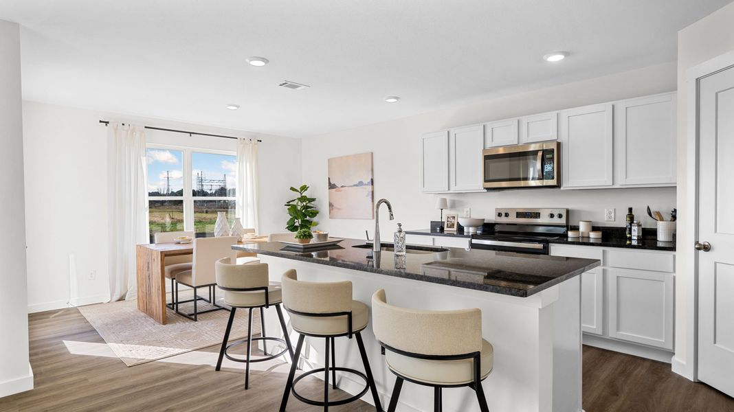 Representative furnished interior of a home built from the Darwin by D.R. Horton in Bayview at Harbor Crest, Ooltewah (Image 10).
