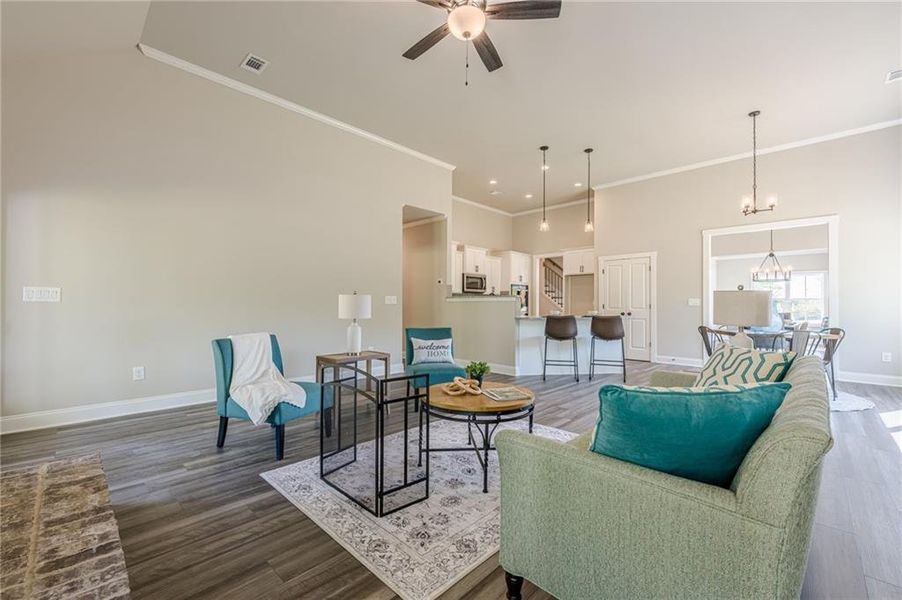 Furnished interior view inside a new home in , Covington (Image 34).
