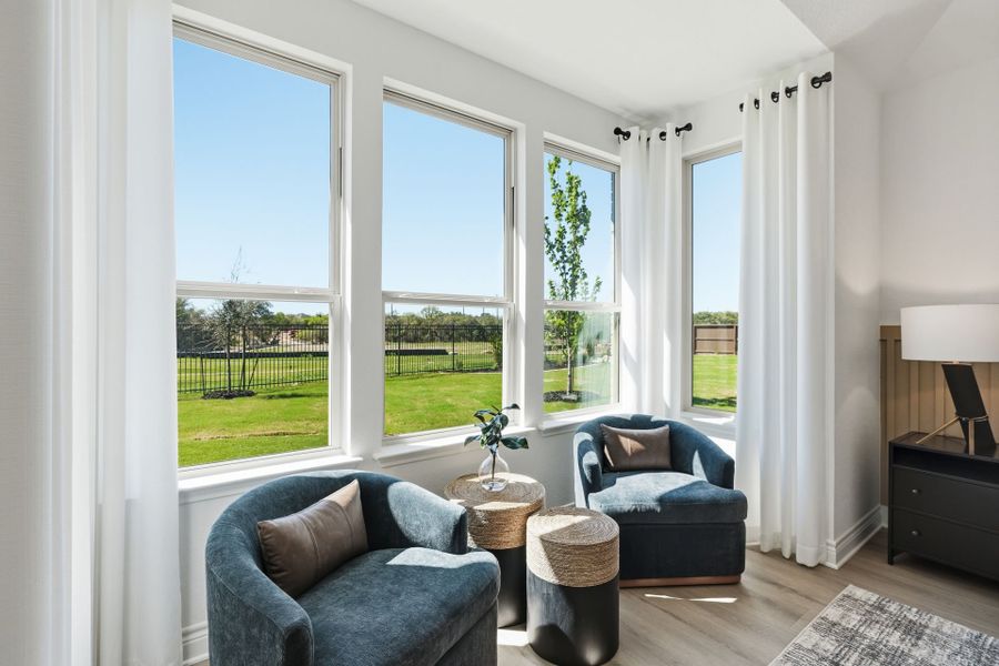 Representative furnished interior of a home built from the Rainier by Pulte Homes in Davis Ranch, San Antonio (Image 13).