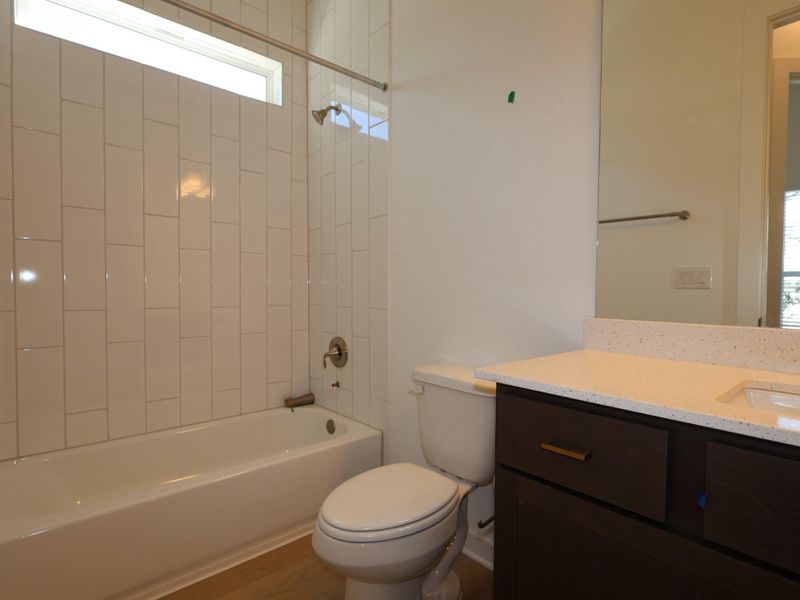 Furnished interior view inside a new home in Cedar Brook, Leander (Image 6).