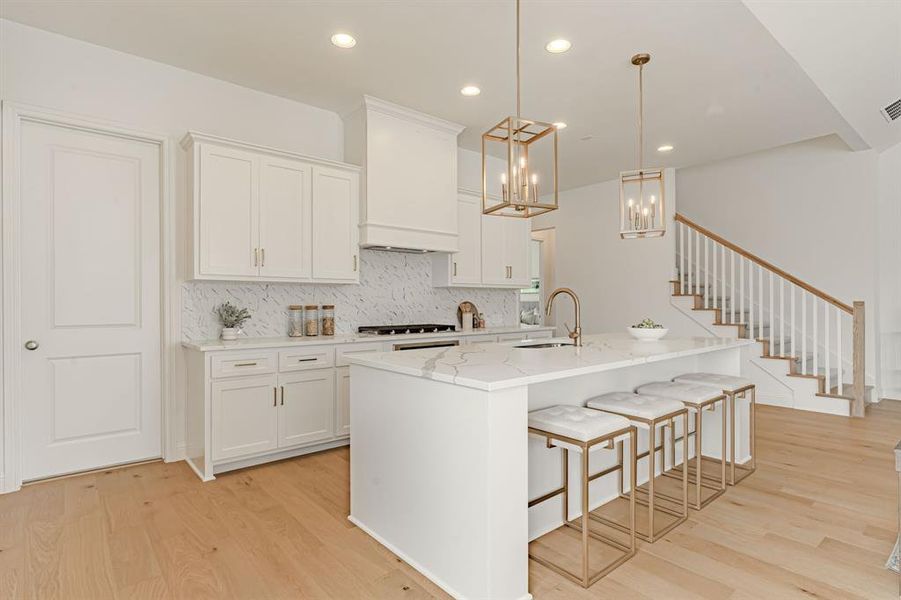 Furnished interior view inside a new home in , Aledo (Image 31).