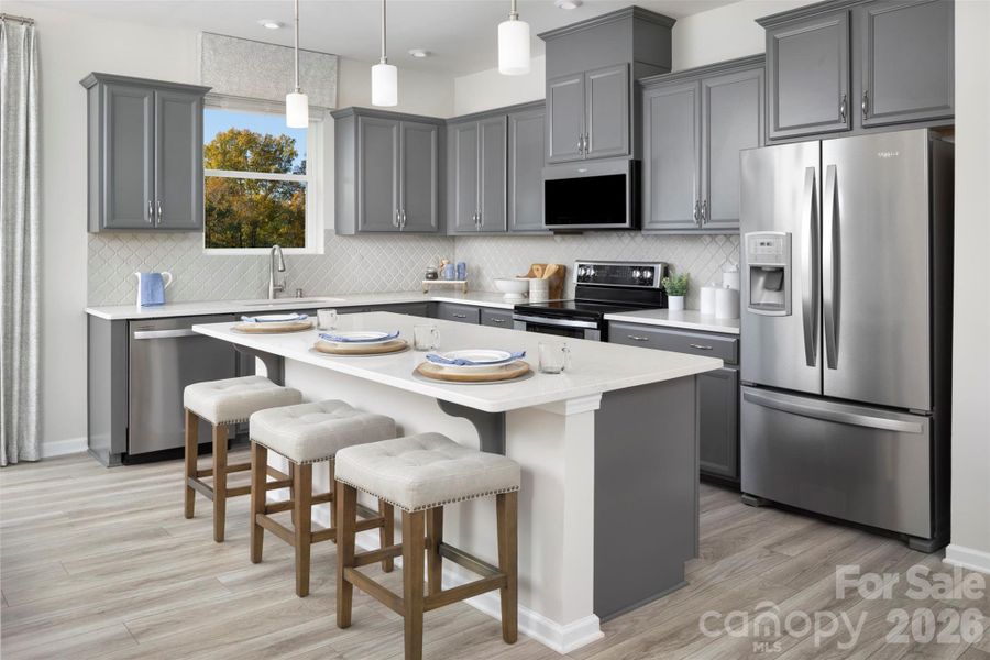 Furnished interior view inside a new home in Cheyney, Charlotte (Image 9).