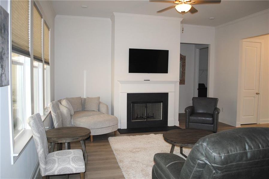 Furnished interior view inside a new home in , Ellijay (Image 5).
