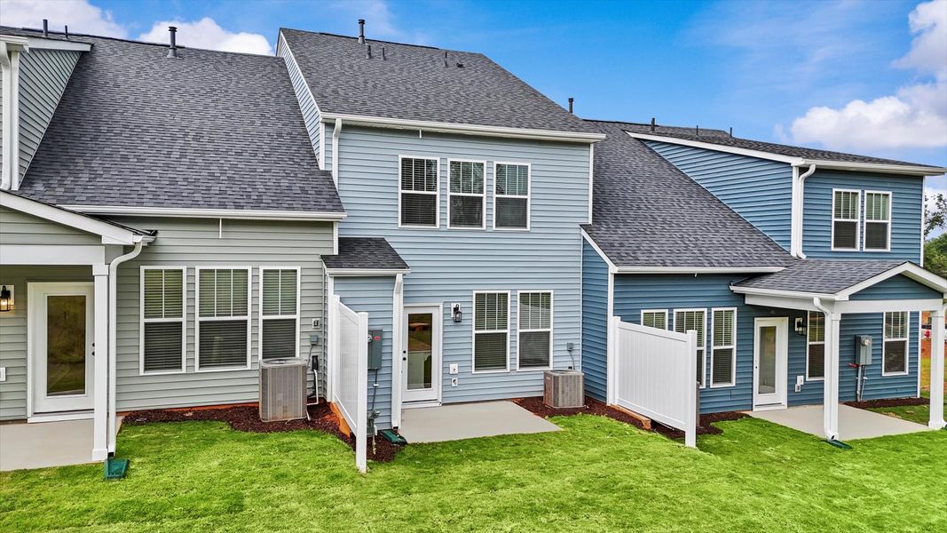 Superior craftsmanship throughout this established townhome community