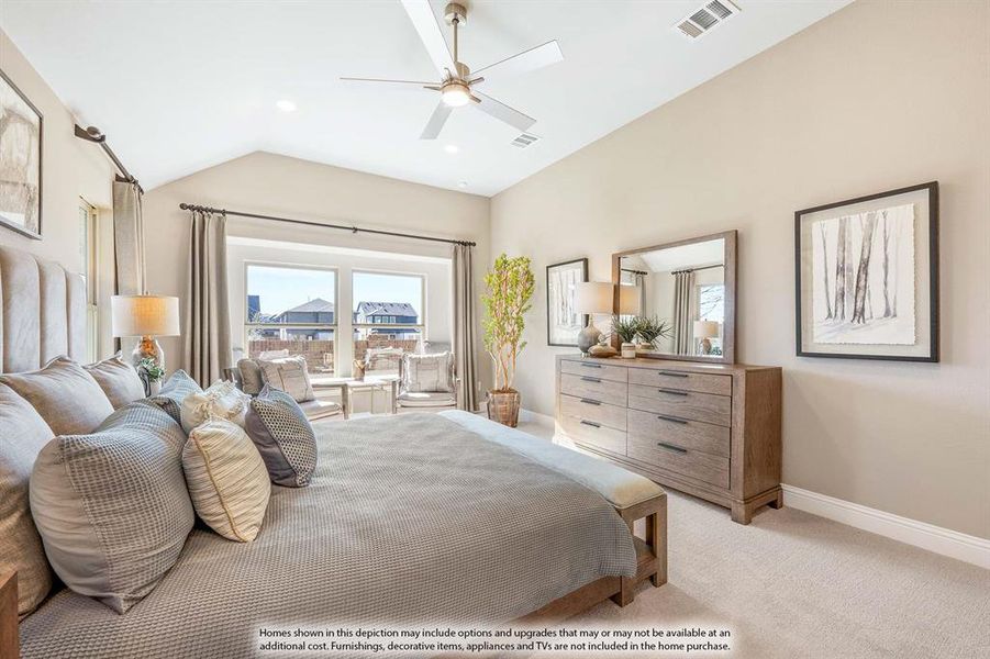 Furnished interior view inside a new home in Woodstone, Providence Village (Image 21).