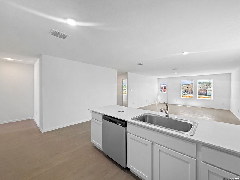 Furnished interior view inside a new home in Ridgeland, Kerrville (Image 5). Furnished interior view inside a new home in Ridgeland, Kerrville (Image 5).