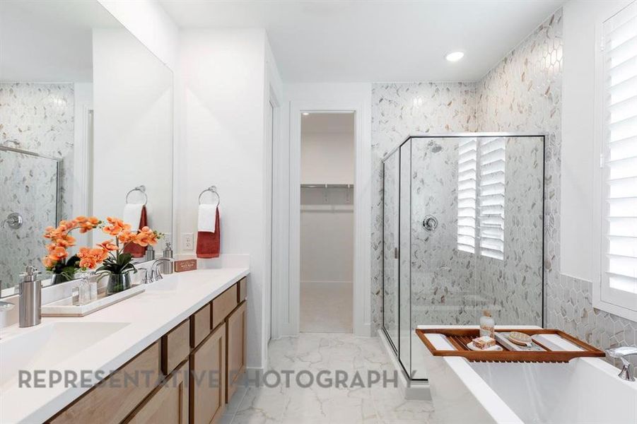 Furnished interior view inside a new home in Waterscape: 50ft. lots, Royse City (Image 11). Furnished interior view inside a new home in Waterscape: 50ft. lots, Royse City (Image 11).