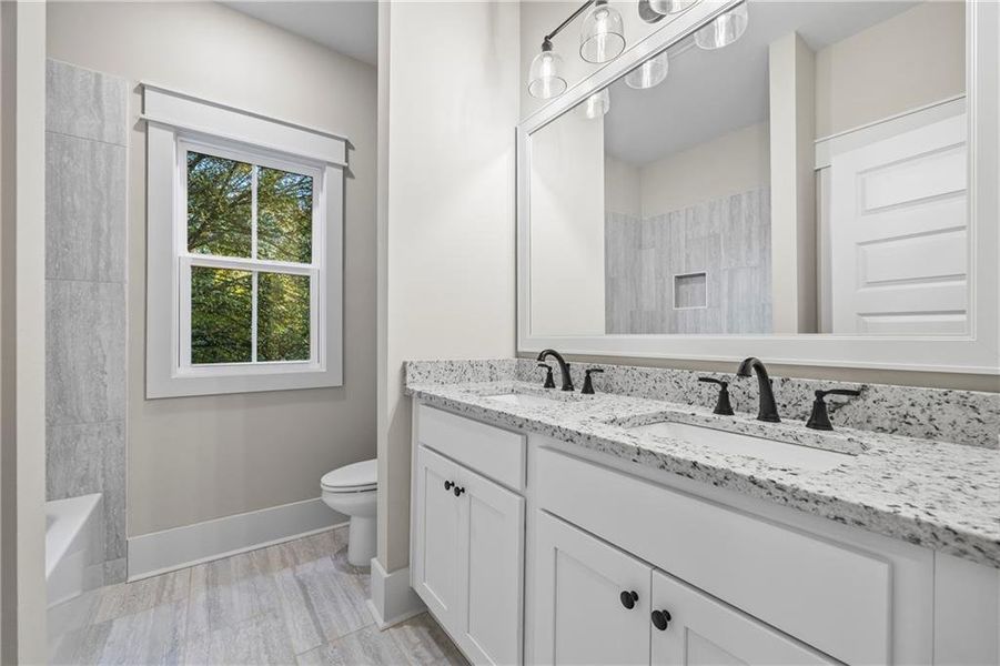 Furnished interior view inside a new home in , Monroe (Image 14).