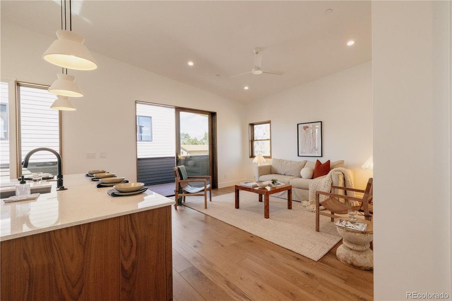 Furnished interior view inside a new home in , Superior (Image 9).