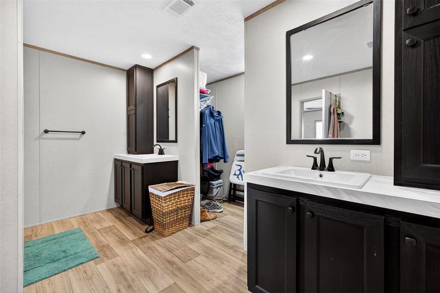 Furnished interior view inside a new home in , Ponder (Image 22).