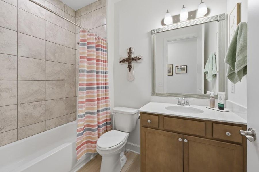 Furnished interior view inside a new home in , Hoschton (Image 11).