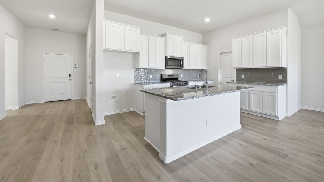 Representative furnished interior of a home built from the Harbour by D.R. Horton in Fireside by the Lake, Garland (Image 2). Representative furnished interior of a home built from the Harbour by D.R. Horton in Fireside by the Lake, Garland (Image 2).