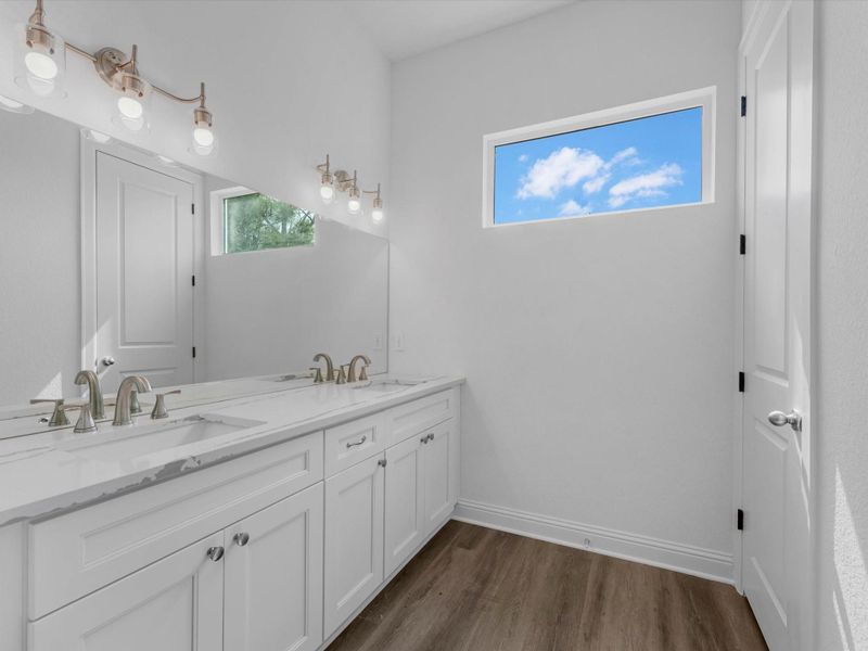 Furnished interior view inside a new home in , Galveston (Image 8).