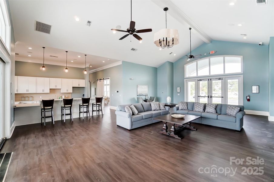 Clubhouse & cabana Clubhouse & cabana