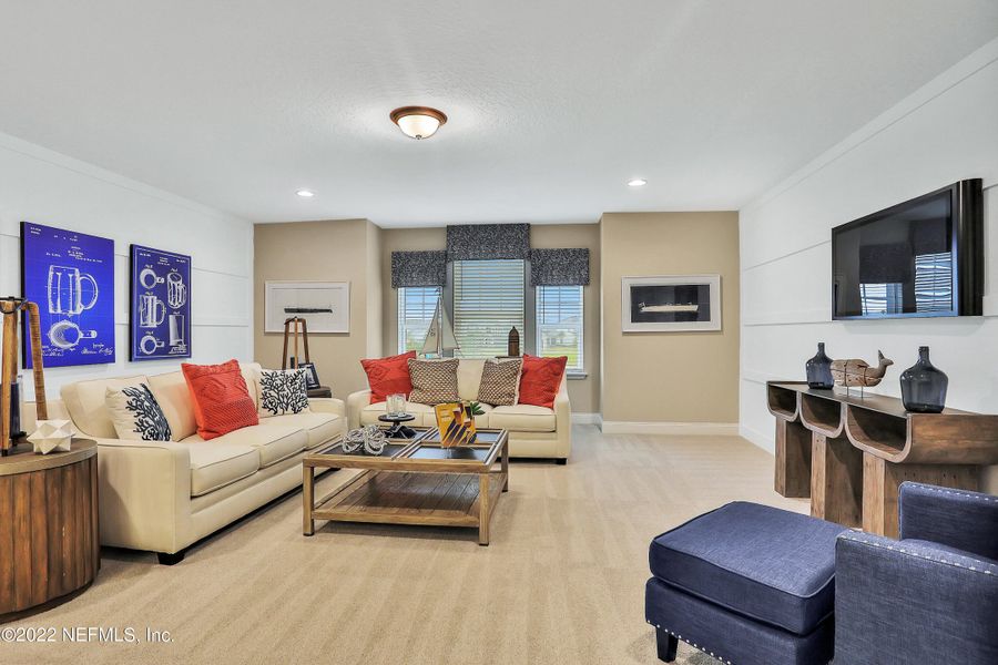 Furnished interior view inside a new home in Silver Landing at SilverLeaf, St. Augustine (Image 25).