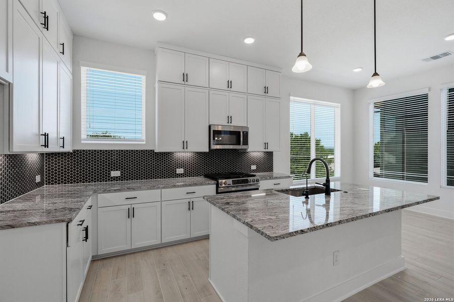 Furnished interior view inside a new home in Rose Hill, San Antonio (Image 13).