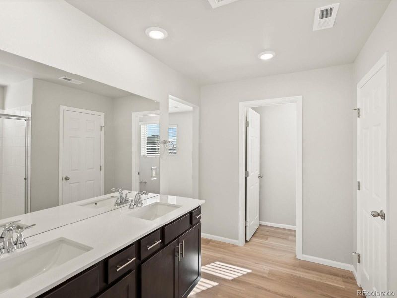 Furnished interior view inside a new home in Revere at Johnstown, Johnstown (Image 12).
