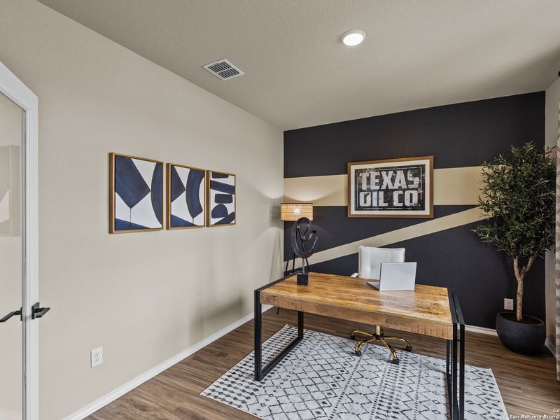 Furnished interior view inside a new home in Bricewood, San Antonio (Image 19).