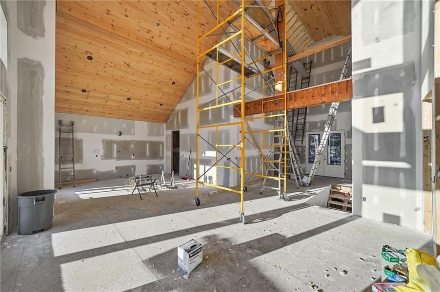 In-progress construction of a new home in , Ranger, GA (Image 30).