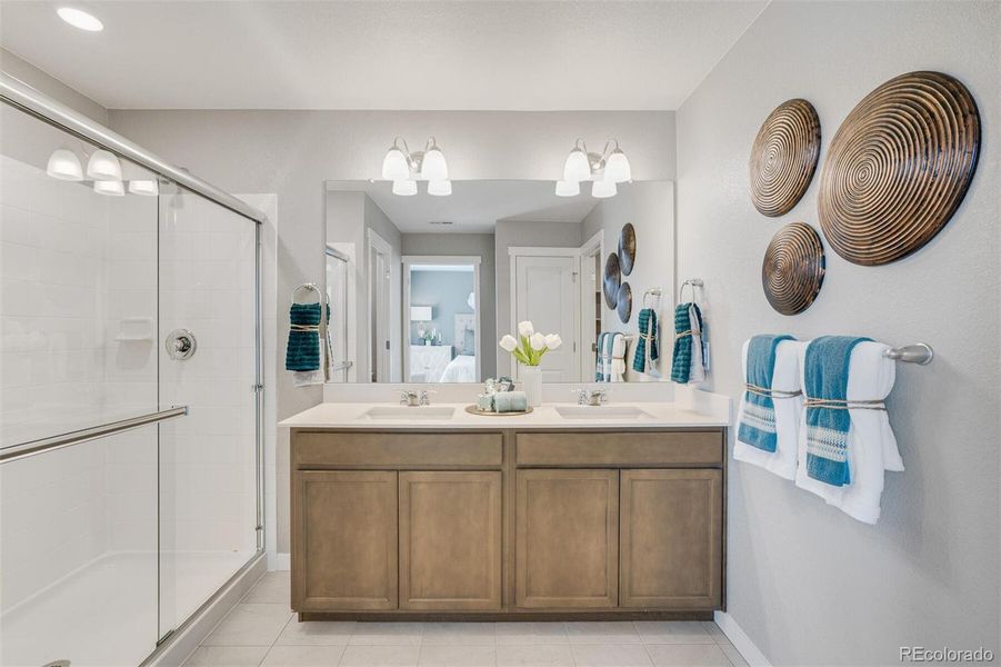 Furnished interior view inside a new home in Spring Valley Ranch, Elizabeth (Image 7).