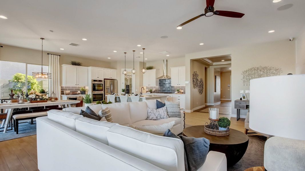 Representative furnished interior of a home built from the Amethyst by DRB Homes in Hacienda at Estrella, Goodyear (Image 10).