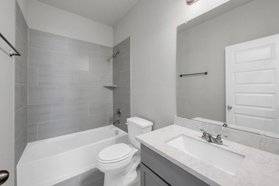 Furnished interior view inside a new home in Lexington Heights 50', Willis (Image 7). Furnished interior view inside a new home in Lexington Heights 50', Willis (Image 7).