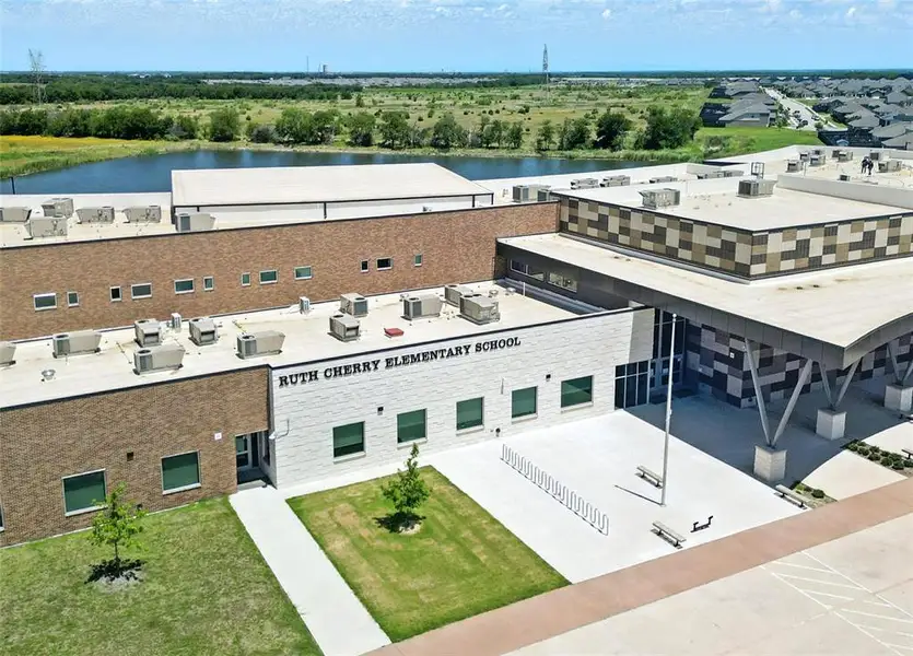 Front exterior of a new home in Verandah, Royse City, TX, highlighting curb appeal (Image 1). Front exterior of a new home in Verandah, Royse City, TX, highlighting curb appeal (Image 1).