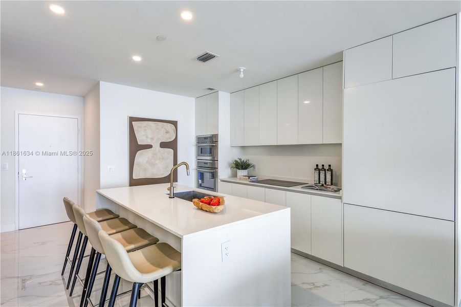 Furnished interior view inside a new home in , Miami (Image 24).