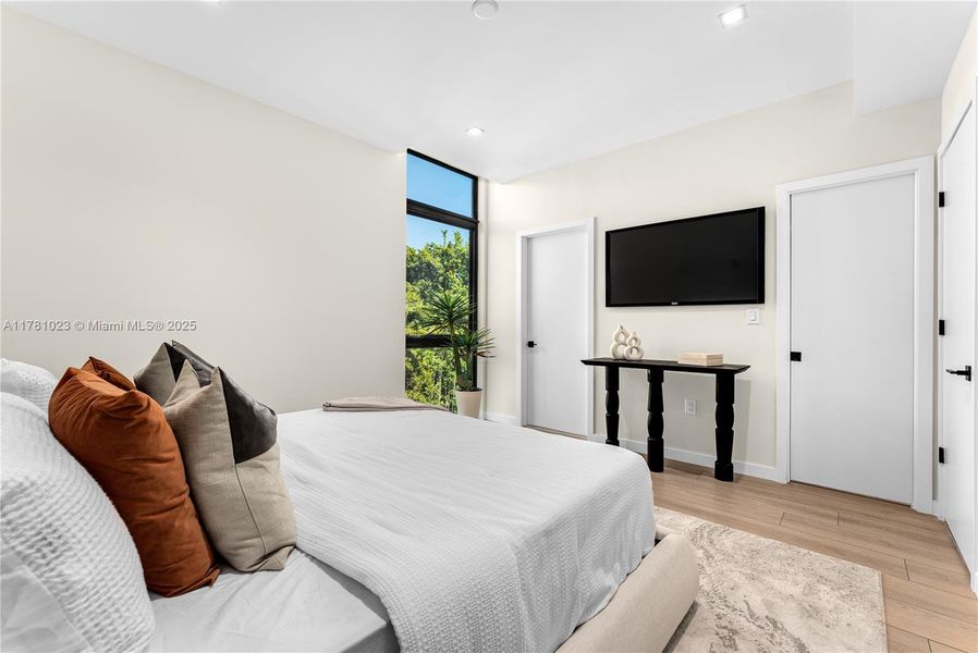 Furnished interior view inside a new home in , Miami (Image 10).