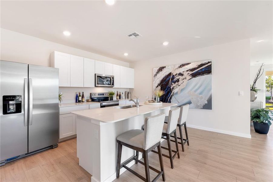 Furnished interior view inside a new home in Sea Cove, Punta Gorda (Image 18).
