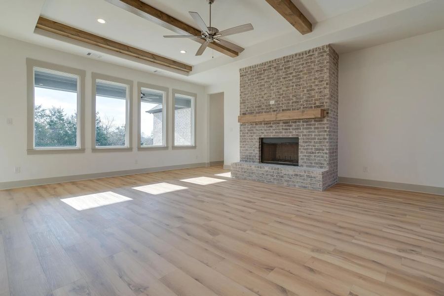 Representative unfurnished interior of a home built from the The Luke by Elmwood Custom Homes in Matthews Farm, Venus (Image 36). Representative unfurnished interior of a home built from the The Luke by Elmwood Custom Homes in Matthews Farm, Venus (Image 36).