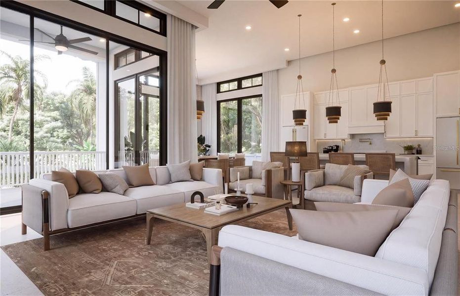 Furnished interior view inside a new home in , Sarasota (Image 5). Furnished interior view inside a new home in , Sarasota (Image 5).