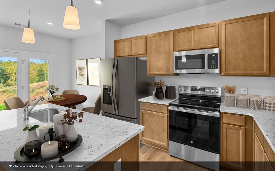 Furnished interior view inside a new home in Bell West, Kernersville (Image 6).