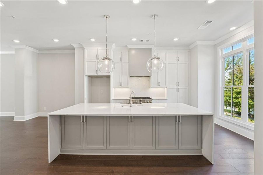 Furnished interior view inside a new home in Towns on Thompson, Alpharetta (Image 16).