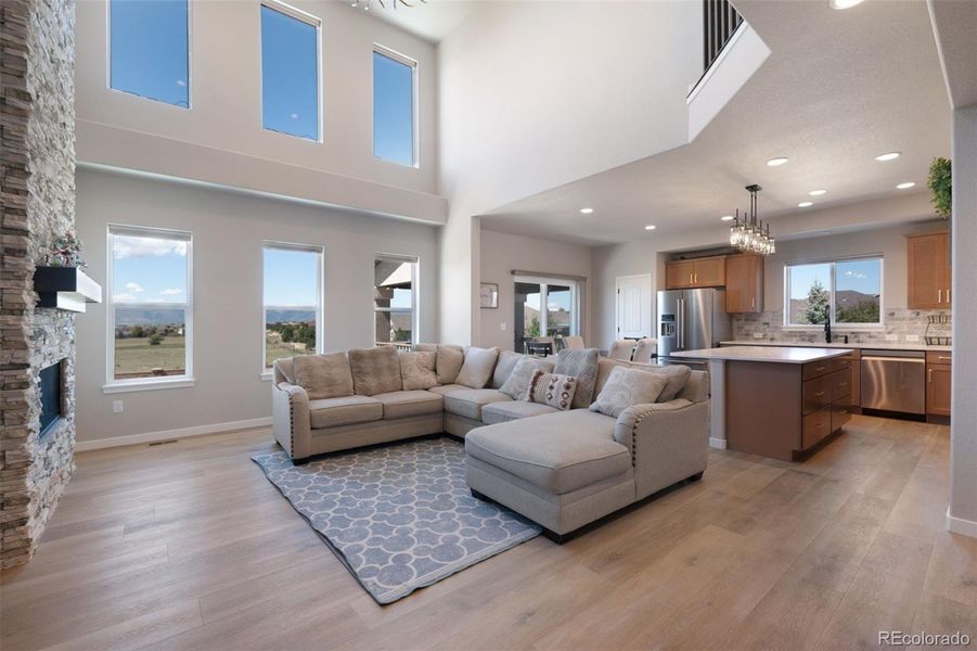Furnished interior view inside a new home in , Colorado Springs (Image 19).