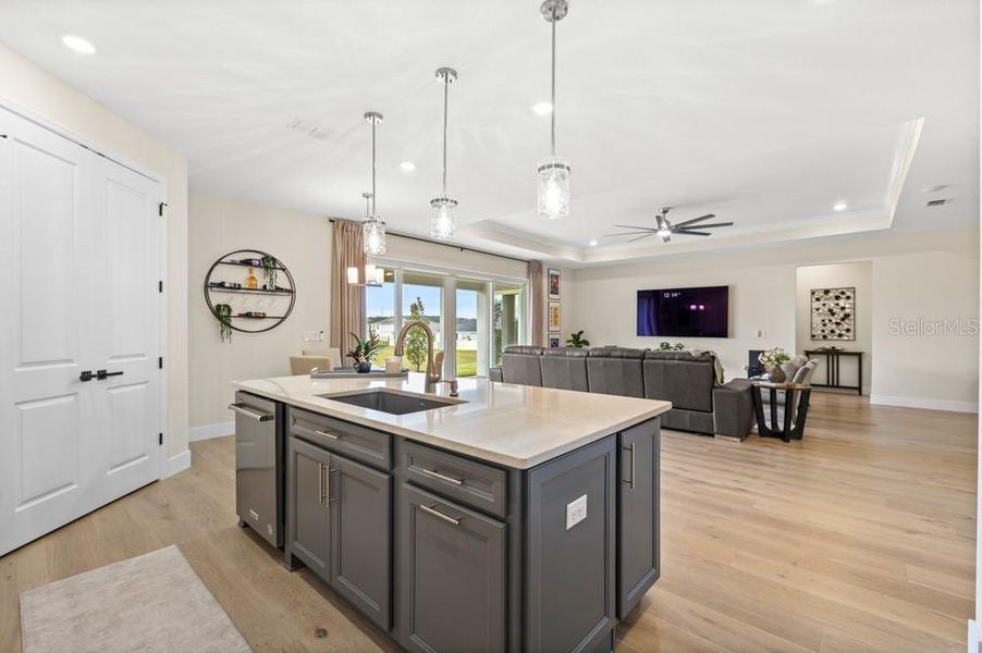 Furnished interior view inside a new home in Foothills Preserve, Mount Dora (Image 18).