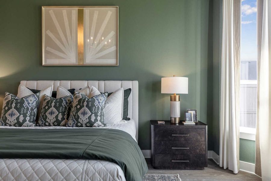 Representative Primary Bedroom - some options shown