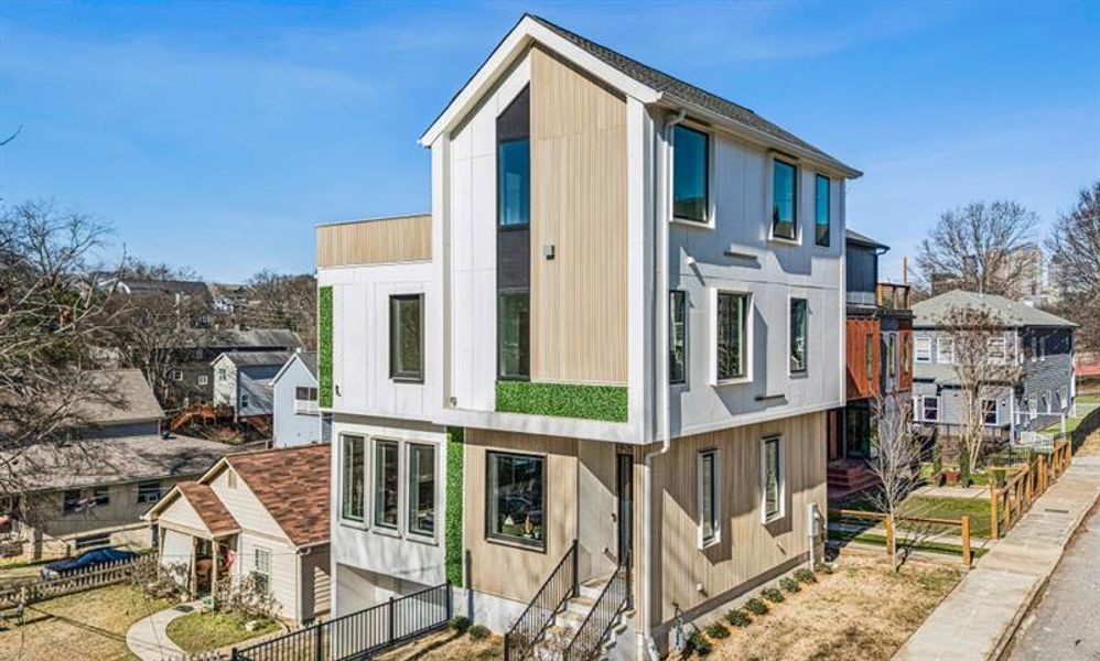 Front exterior of a new home in , Atlanta, GA, highlighting curb appeal (Image 28).
