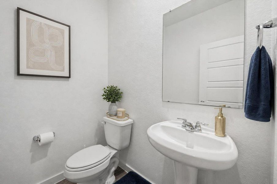 Half bath - Virtually staged Half bath - Virtually staged