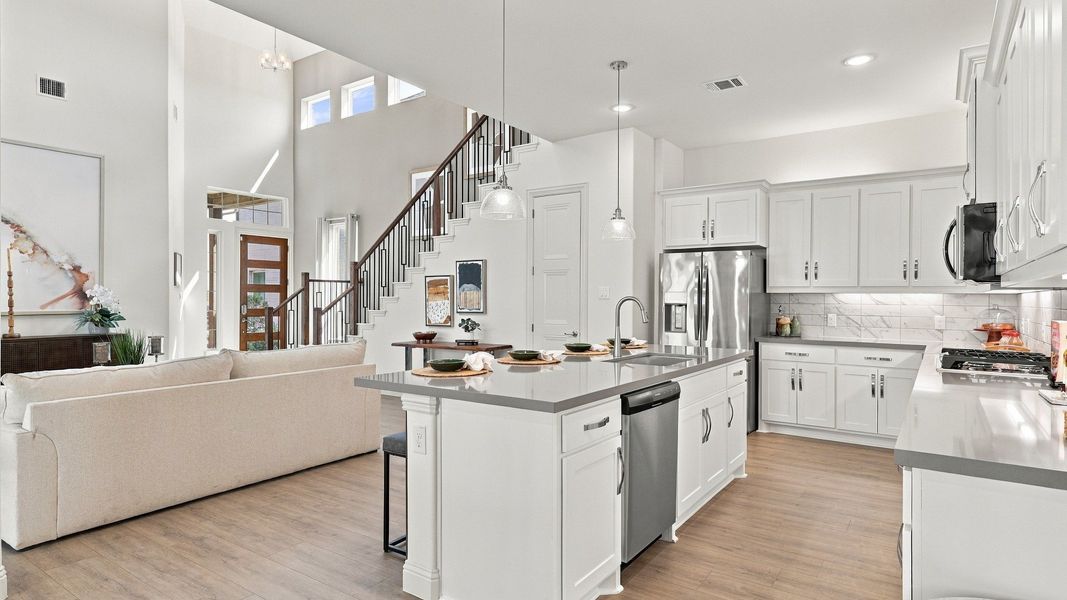 Furnished interior view inside a new home in Solterra Texas, Mesquite (Image 28).