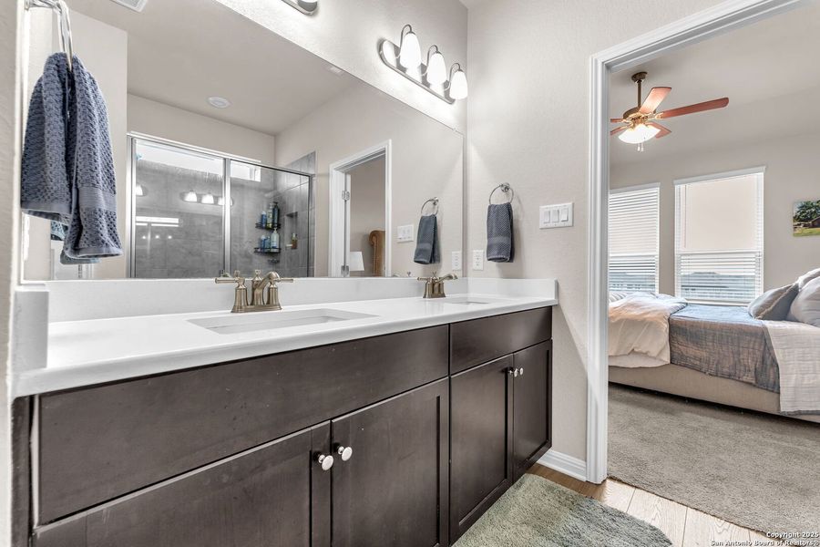 Furnished interior view inside a new home in Saddle Creek Ranch, Cibolo (Image 20). Furnished interior view inside a new home in Saddle Creek Ranch, Cibolo (Image 20).