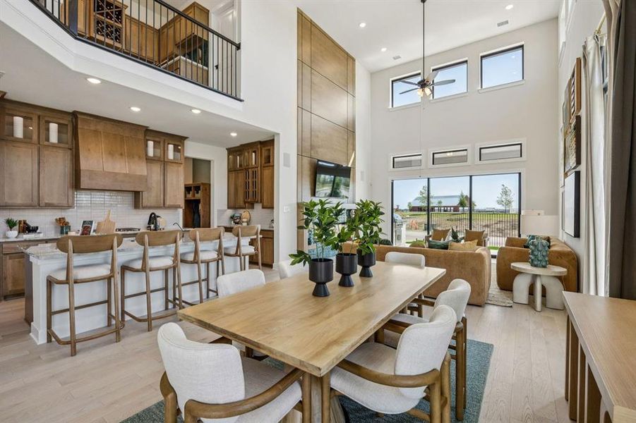 Furnished interior view inside a new home in The Grove Frisco, Frisco (Image 10). Furnished interior view inside a new home in The Grove Frisco, Frisco (Image 10).