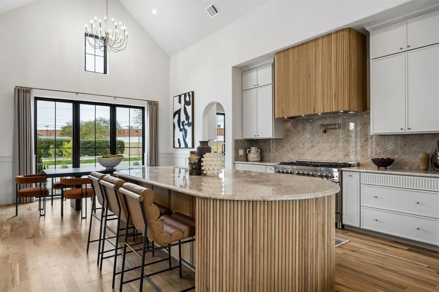 Furnished interior view inside a new home in , Dallas (Image 25).