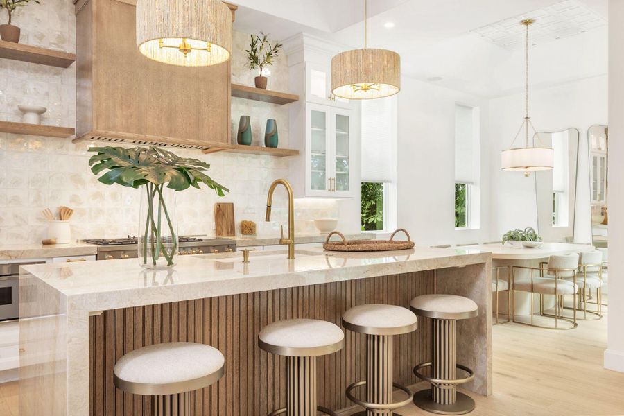 Furnished interior view inside a new home in , West Palm Beach (Image 42).