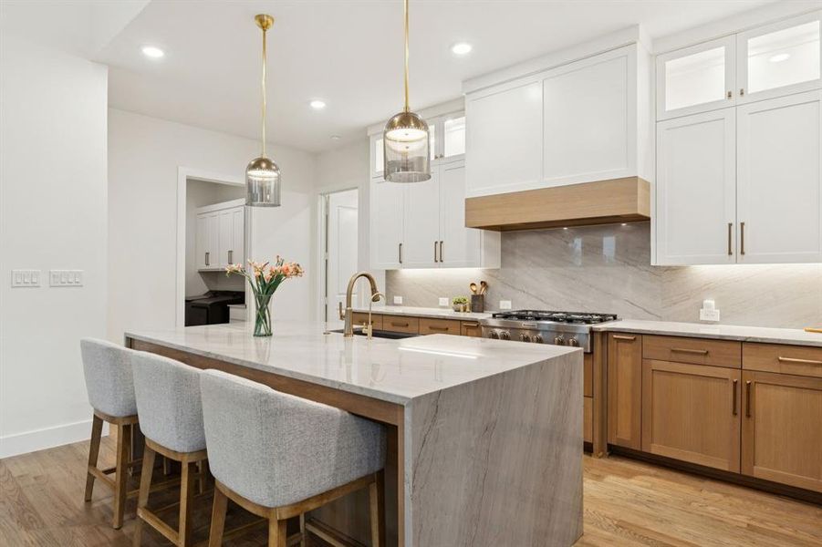 Furnished interior view inside a new home in Edgestone at Legacy, Frisco (Image 31).