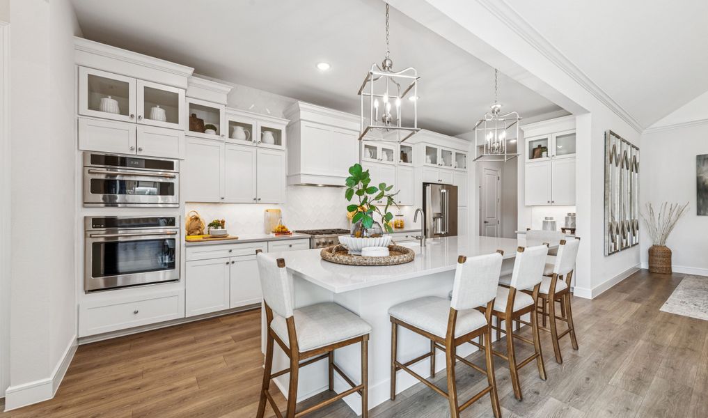 Kitchen with pendant lighting Kitchen with pendant lighting